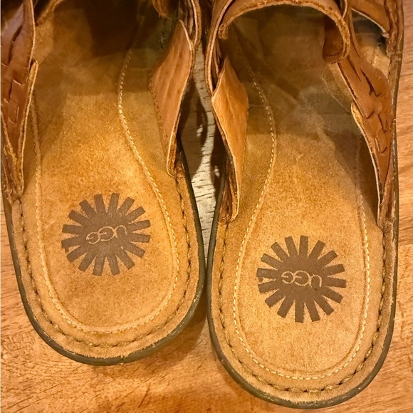Ugg Au Keala Wedge Braided Brown Sandal Women’s size 9 - Picture 4 of 7